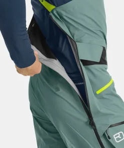 Shop ORTOVOX 3L DEEP SHELL BIB PANTS M blackraven