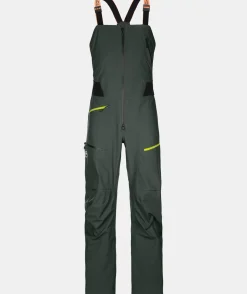 Cheap ORTOVOX 3L DEEP SHELL BIB PANTS M greenpine