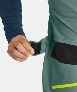Cheap ORTOVOX 3L DEEP SHELL BIB PANTS M greenpine
