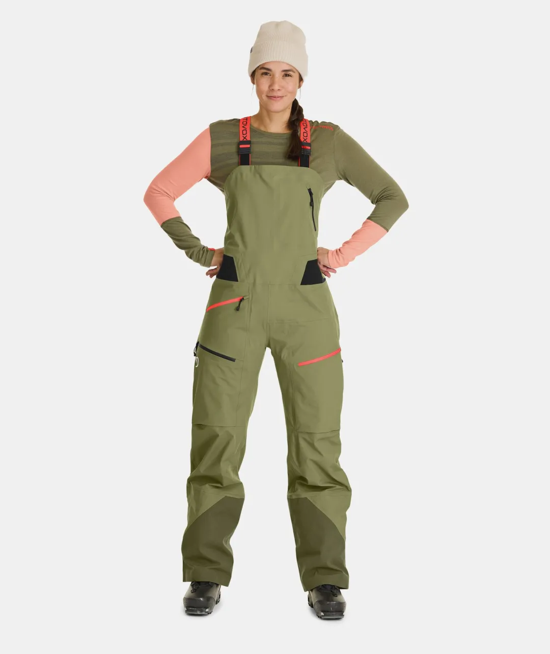New ORTOVOX 3L DEEP SHELL BIB PANTS W wildherbs
