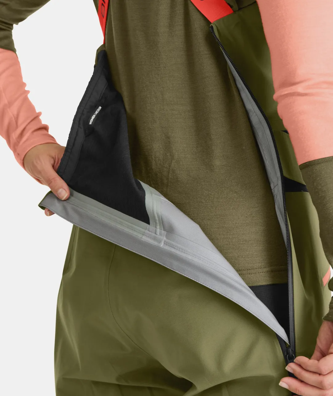 New ORTOVOX 3L DEEP SHELL BIB PANTS W wildherbs
