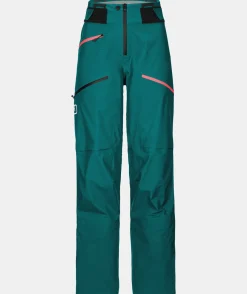 Store ORTOVOX 3L DEEP SHELL PANTS W pacificgreen