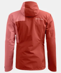 Best Sale ORTOVOX 3L ORTLER JACKET W sunsetorange