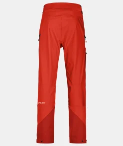 Best ORTOVOX 3L ORTLER PANTS M hotorange