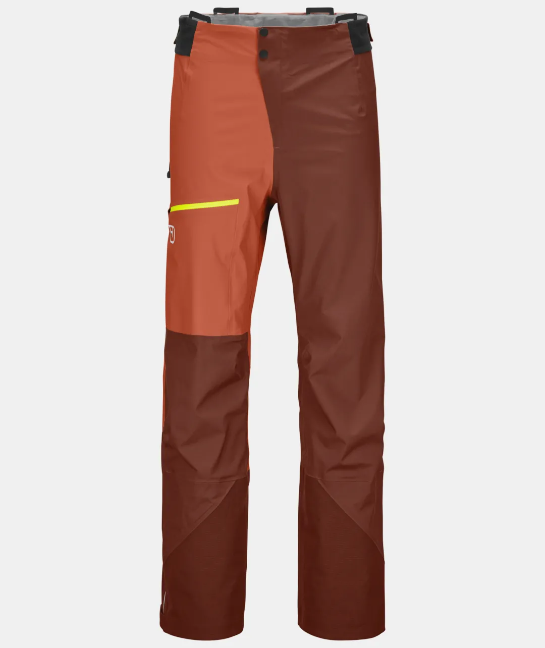 Shop ORTOVOX 3L ORTLER PANTS M clayorange