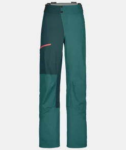 New ORTOVOX 3L ORTLER PANTS W pacificgreen