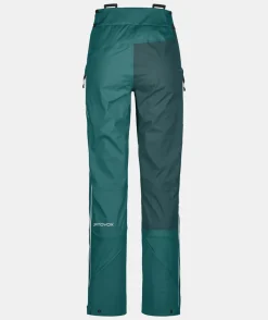 New ORTOVOX 3L ORTLER PANTS W pacificgreen