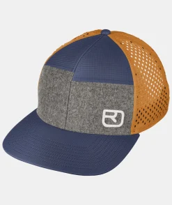 Fashion ORTOVOX LOGO AIR TRUCKER CAP deepocean