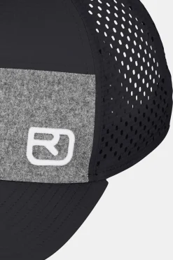 Fashion ORTOVOX LOGO AIR TRUCKER CAP deepocean