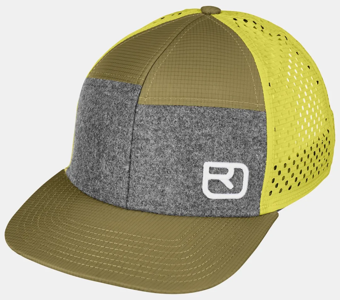 Sale ORTOVOX LOGO AIR TRUCKER CAP greenmoss