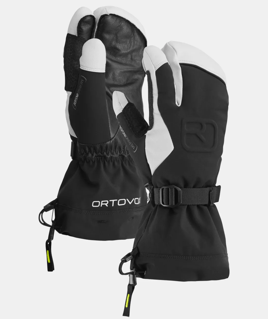 Cheap ORTOVOX MERINO FREERIDE 3 FINGER GLOVE M blackraven