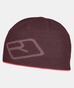 Fashion ORTOVOX MERINO LOGO KNIT BEANIE winetasting