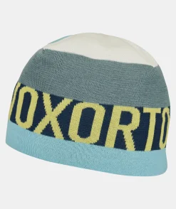 Clearance ORTOVOX PATCHWORK BEANIE icewaterfall