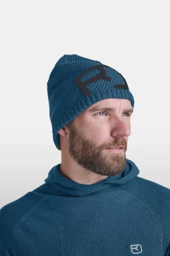 Fashion ORTOVOX ROCK'N'WOOL BEANIE M blackraven
