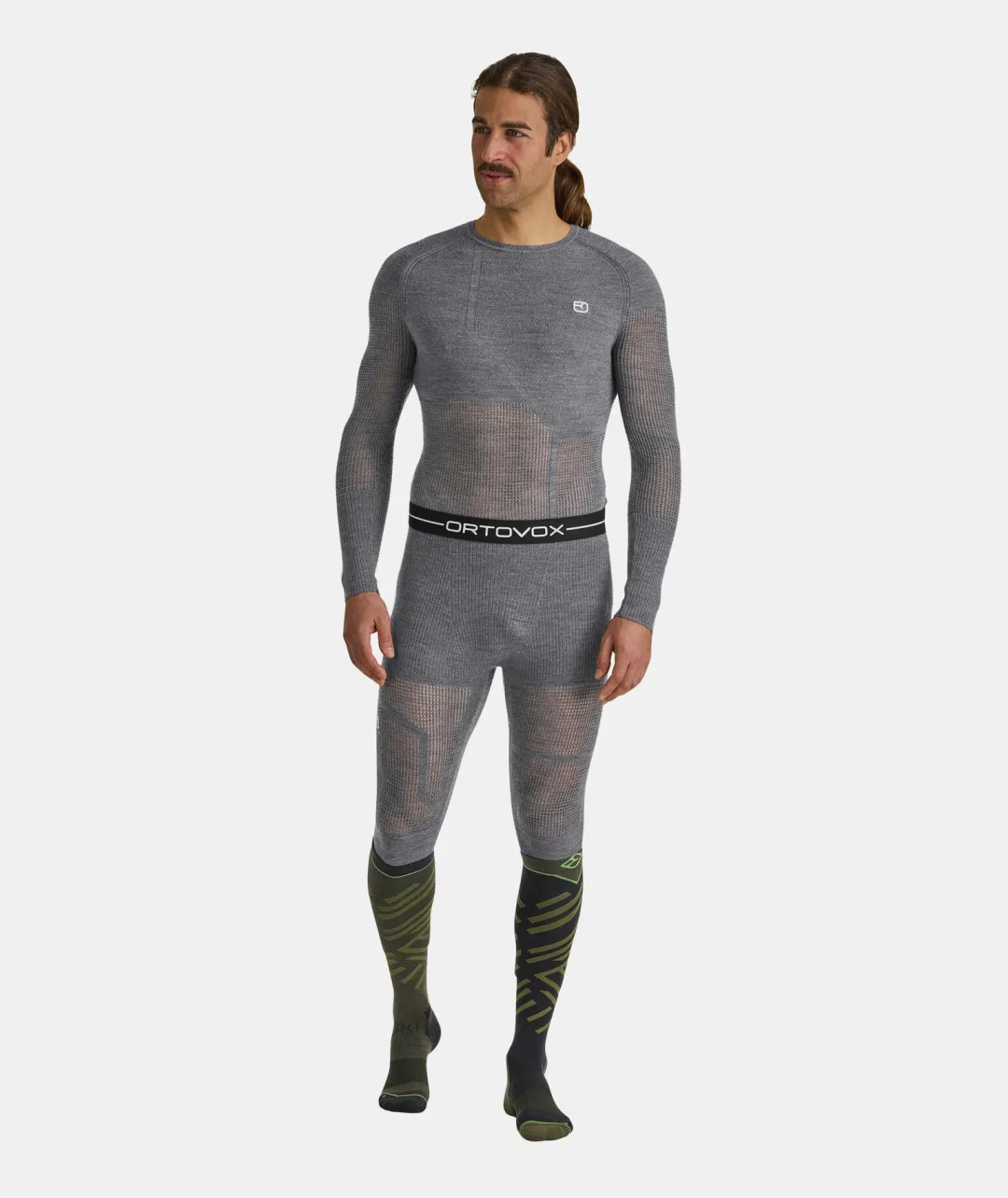 Clearance ORTOVOX SKI TOUR LONG SOCKS M deepocean