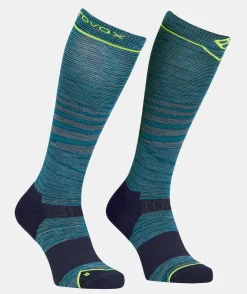 Discount ORTOVOX SKI TOUR LT COMP LONG SOCKS M petrolblueblend