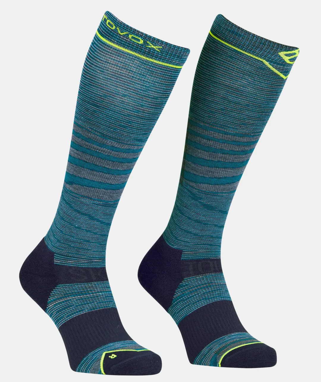 Discount ORTOVOX SKI TOUR LT COMP LONG SOCKS M petrolblueblend