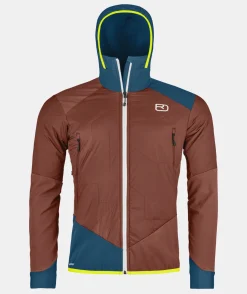 Discount ORTOVOX SW COL BECCHEI HYBRID JKT M clayorange