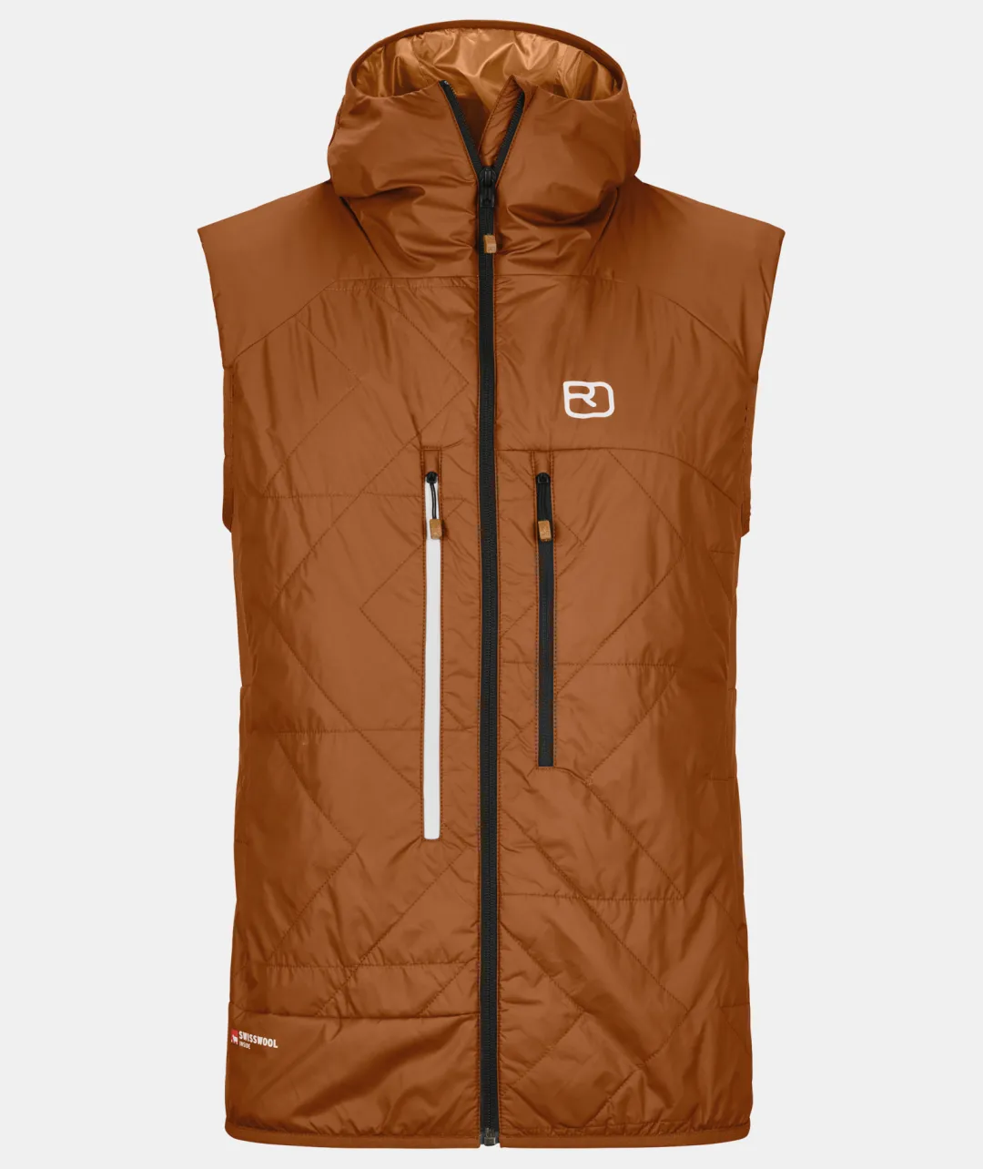 Shop ORTOVOX SWISSWOOL PIZ BOÈ VEST M bristlebrown