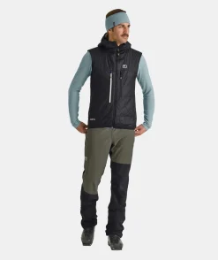 Discount ORTOVOX SWISSWOOL PIZ BOÈ VEST M darkarcticgrey