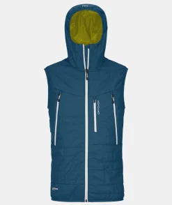 Outlet ORTOVOX SWISSWOOL PIZ BOÈ VEST M petrolblue