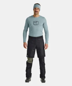 Cheap ORTOVOX SWISSWOOL PIZ BOÈ SHORTS M bluenote