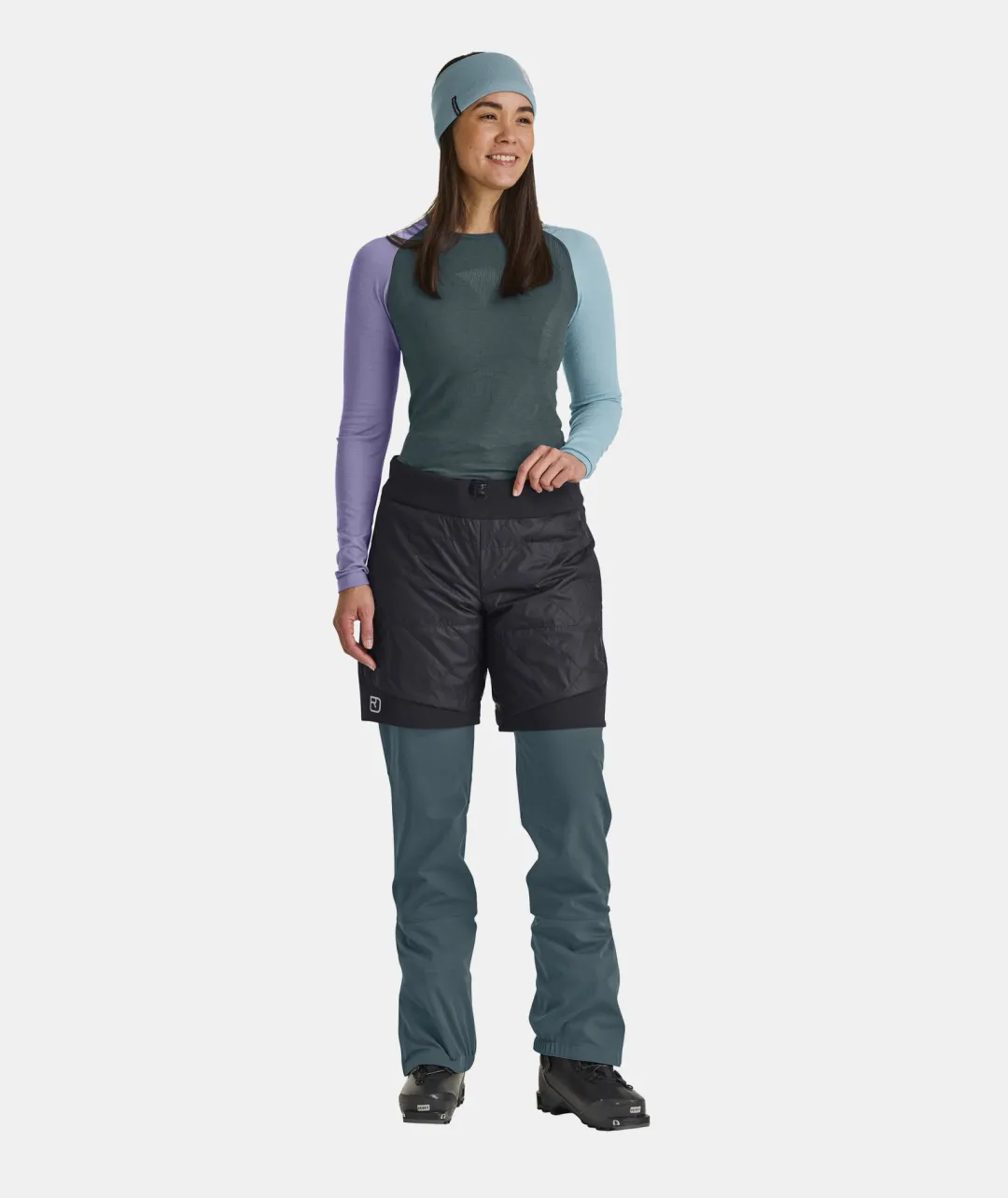 New ORTOVOX SWISSWOOL PIZ BOÈ SHORTS W blackraven