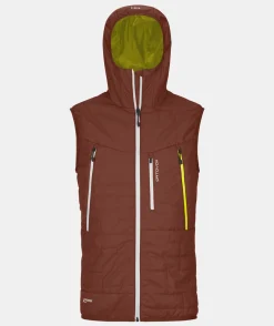Discount ORTOVOX SWISSWOOL PIZ BOÈ VEST M clayorange