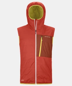 Cheap ORTOVOX SWISSWOOL PIZ DUAN VEST M cengiarossa