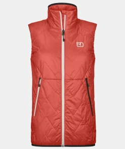 Flash Sale ORTOVOX SWISSWOOL PIZ VIAL VEST W coral