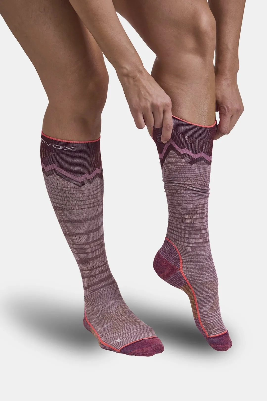 Store ORTOVOX TOUR LONG SOCKS W icewaterfall