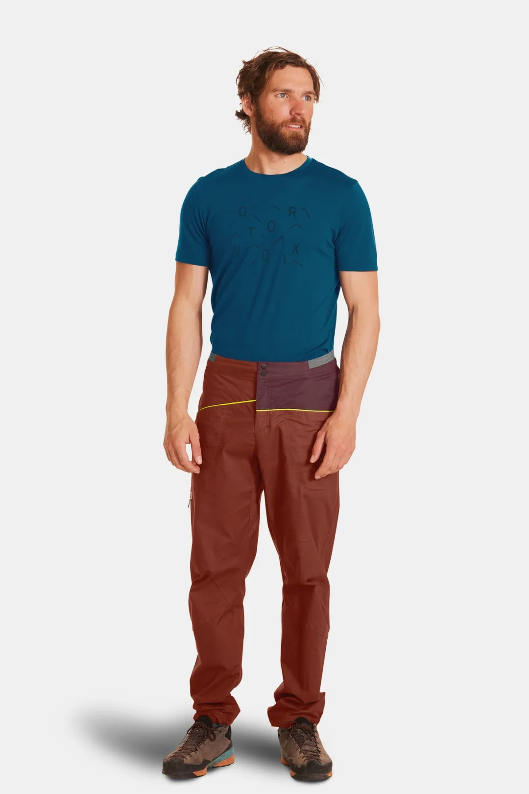 Store ORTOVOX VALBON PANTS M petrolblue
