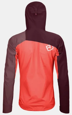 Outlet ORTOVOX WESTALPEN 3L LIGHT JACKET W coral