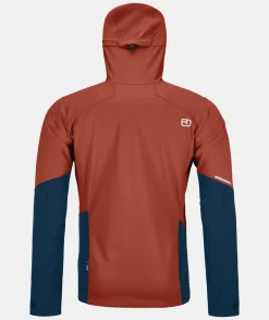 Cheap ORTOVOX WESTALPEN SOFTSHELL JACKET M clayorange