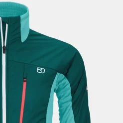 Outlet ORTOVOX WESTALPEN SWISSWOOL HYBRID JACKET W pacificgreen